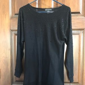 International Concepts Women’s Black Blouse NWT S